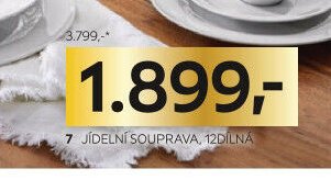 7 JÍDELNÍ SOUPRAVA, 12DÍLNÁ