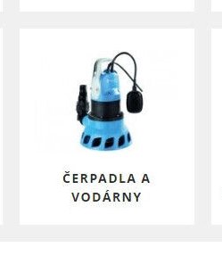 Čerpadla a vodárny