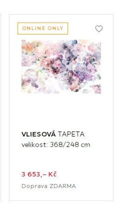 VLIESOVÁ TAPETA velikost: 368/248 cm