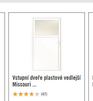 Vstupní dveře plastové vedlejší Missouri ...