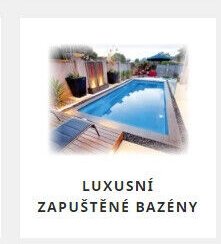 Luxusní zapuštěné bazény