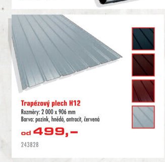 Trapézový plech H12