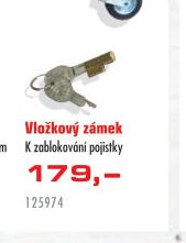 Vložkový zámek