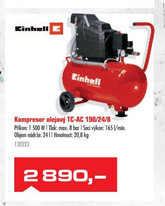 Kompresor olejový TC-AC 190/24/8