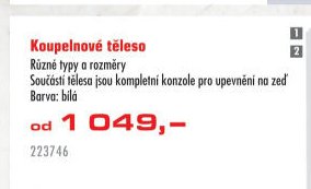 Koupelnové těleso