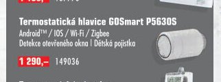 Termostatická hlavice GOSMART P5630S