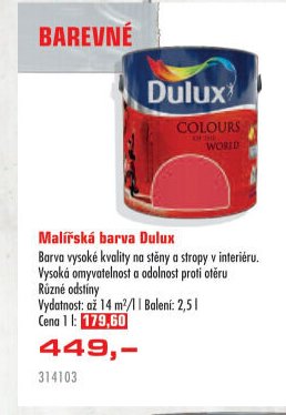 Malířská barva Dulux
