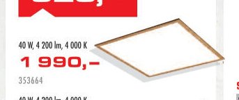 Panel stropní Almond 40 W