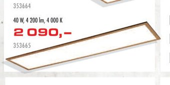 Panel stropní Almond 40 W