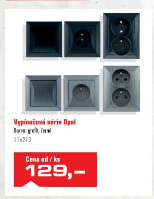 Vypínačová série Opal