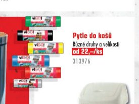 Pytle do košů