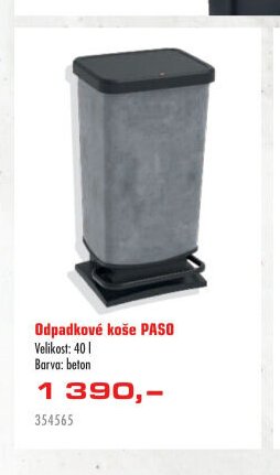Odpadkové koše PASO