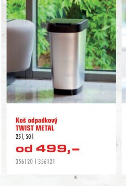 Koš odpadkový TWIST METAL