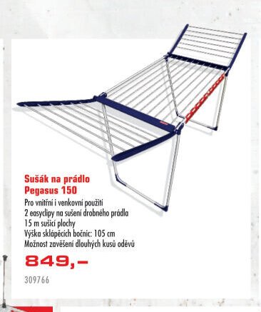 Sušák na prádlo Pegasus 150