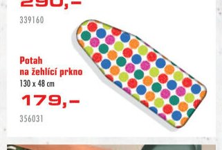 Potah na žehlicí prkno