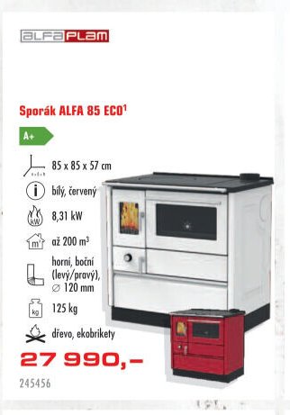 Sporák ALFA 85 ECO