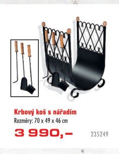 Krbový koš s nářadím