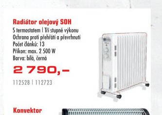 Radiátor olejový SOH