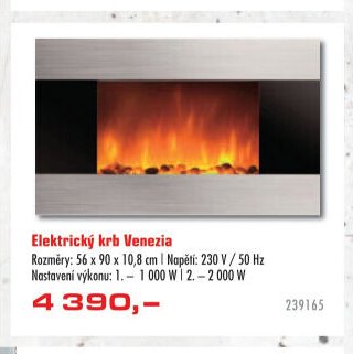 Elektrický krb Venezia