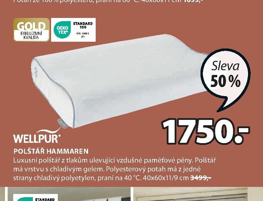 WELLPUR POLŠTÁŘ HAMMAREN