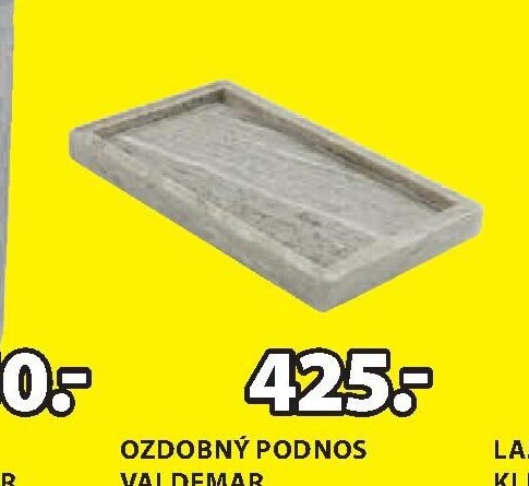 OZDOBNÝ PODNOS VALDEMAR