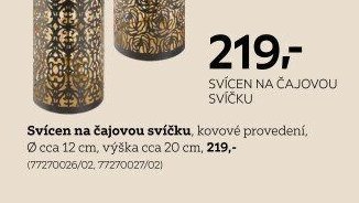 Svícen na čajovou svíčku