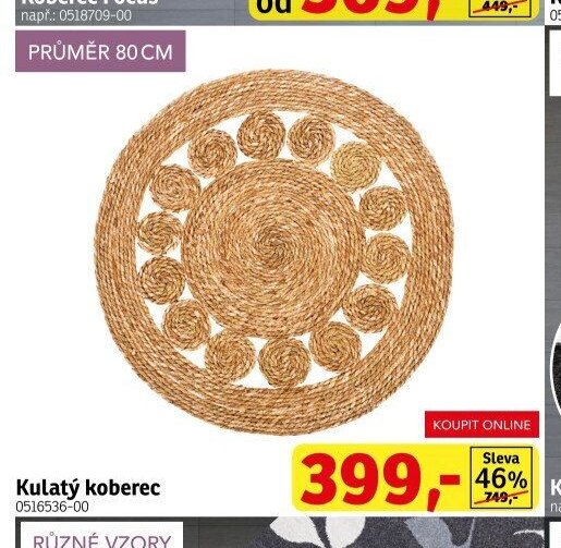 Kulatý koberec