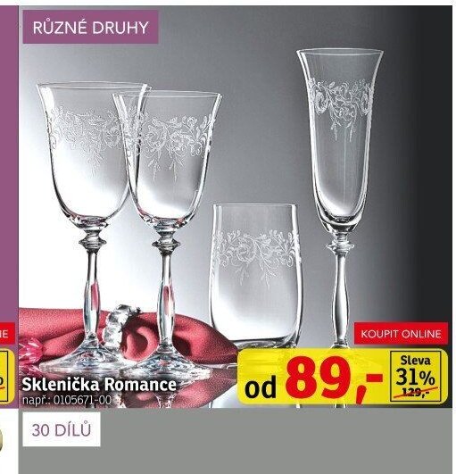 Sklenička Romance