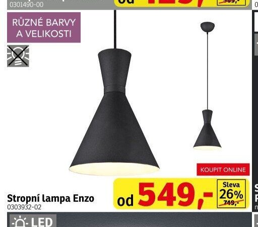 Stropní lampa Enzo