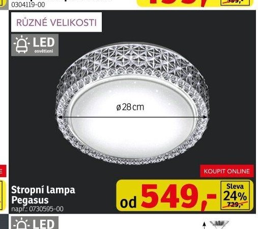 Stropní lampa Pegasus
