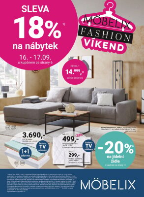 akční leták Möbelix 11.9.2023-24.9.2023