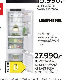 Vestavná kombinovaná chladnička LIEBHERR