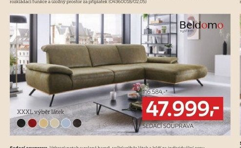 Sedací souprava Beldomo (zelená)