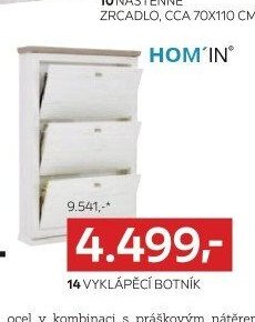Vyklápěcí botník