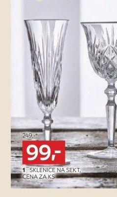 Sklenice na sekt, cena za ks