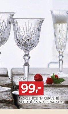 Sklenice na červené nebo bílé víno, cena za ks