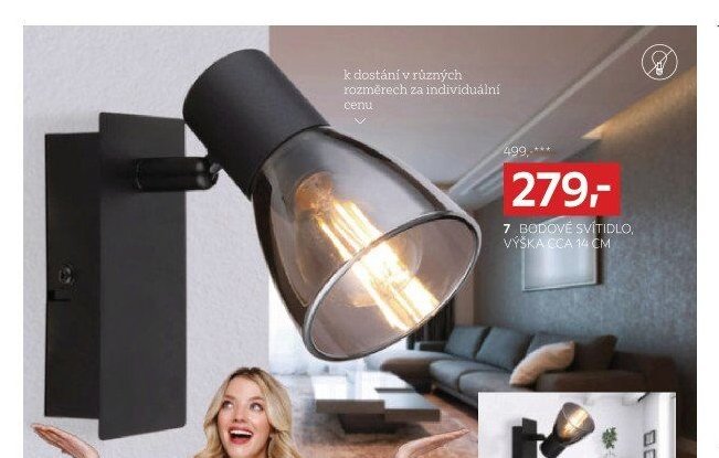 7 BODOVÉ SVÍTIDLO