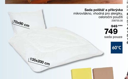 Sada polštář a přikrývka