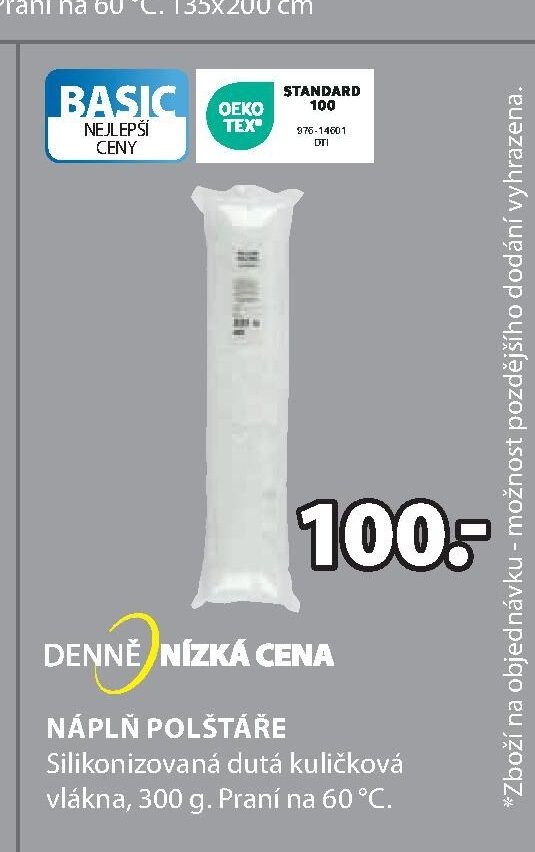 NÁPLŇ POLŠTÁŘE