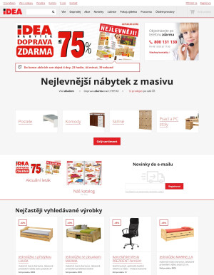 akční leták IDEA nábytek 26.9.2023-2.10.2023