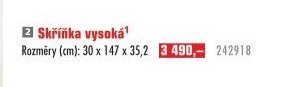 Skříňka vysoká