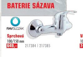 Sprchová baterie Sázava 100/150 mm