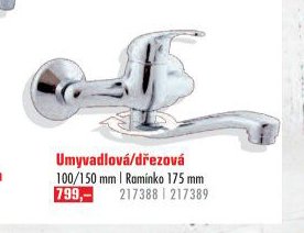 Umyvadlová/dřezová baterie Sázava 100/150 mm
