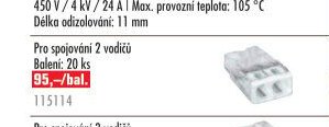 Svorka Wago (2 vodiče)