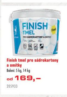 Finish tmel pro sádrokartony a omítky