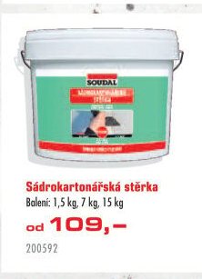 Sádrokartonářská stěrka