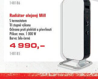 Radiátor olejový Mill