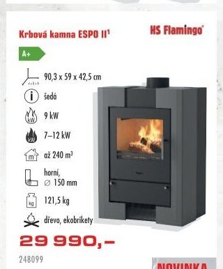 Krbová kamna ESPO II