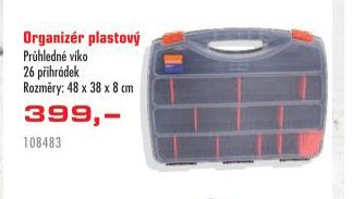 Organizér plastový