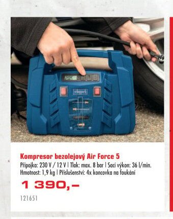 Kompresor bezolejový Air Force 5